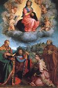 Andrea del Sarto Virgin with Four Saints France oil painting artist
